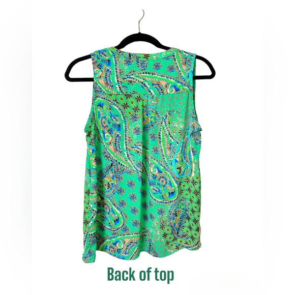 🦚Collective Concepts green sleeveless top. - Picture 4 of 4